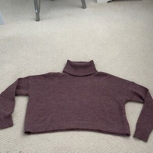 Forever 21 Plum Turtleneck Sweater